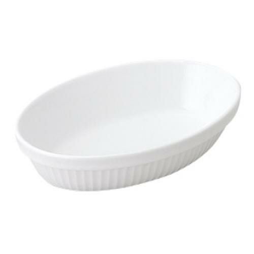 グラタン皿 クレール 18.5cm楕円グラタン