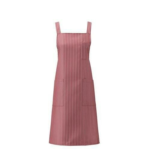 胸当てエプロン【ワインストライプ】