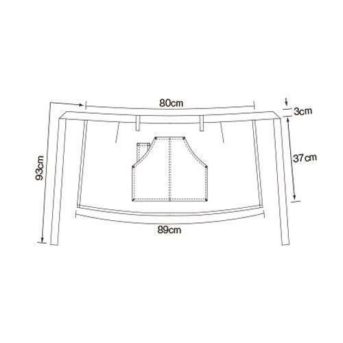 サロンエプロン【インディゴブルー】