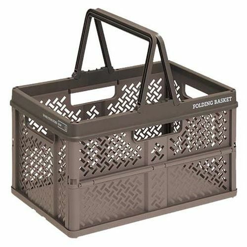 プロフィックス 折りたたみバスケット ハンドル付 L グレー