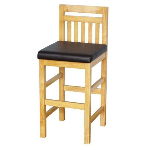 新 樹カウンターチェア ナチュラル色 【テンポスオリジナル】 幅370×奥行420×高さ880 座面高さ：620(mm) 1年保証/