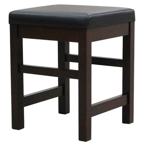 【即納可】 新 廉レギュラーチェア ダークブラウン色 【テンポスオリジナル】 幅345×奥行345×高さ450 座面高さ：450(mm) 1年保証/