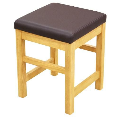 【即納可】 新 廉レギュラーチェア ナチュラル色 【テンポスオリジナル】 幅345×奥行345×高さ450 座面高さ：450(mm) 1年保証/