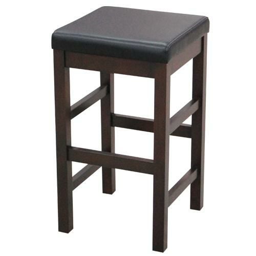 【即納可】 新 廉カウンターチェア ダークブラウン色 【テンポスオリジナル】 幅345×奥行345×高さ620 座面高さ：620(mm) 1年保証/