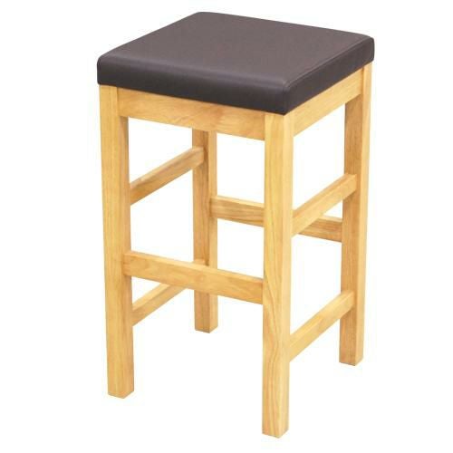 【即納可】 新 廉カウンターチェア ナチュラル色 【テンポスオリジナル】 幅345×奥行345×高さ620 座面高さ：620(mm) 1年保証/