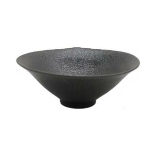 飲食店定番】黒茶結晶 反形6寸鉢 （19cm）/業務用/新品/小物送料対象