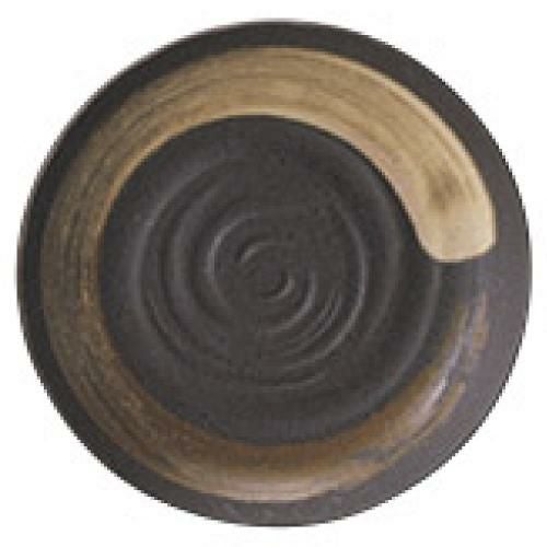 丸皿 霧立 5寸皿