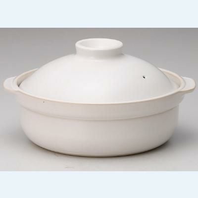 宴 白 10号鍋 土鍋