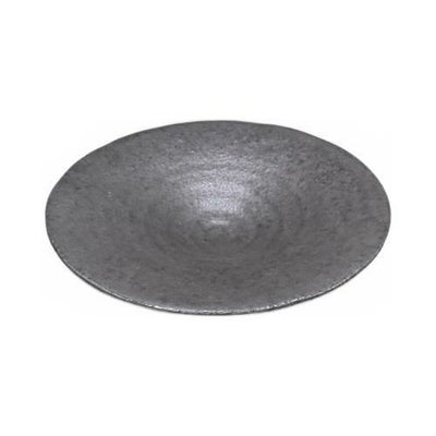 いぶし黒19cm平鉢