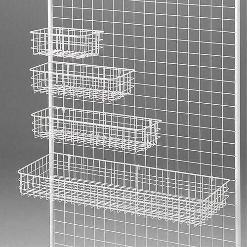 ネット用網カゴ W420 ホワイト 40615－4