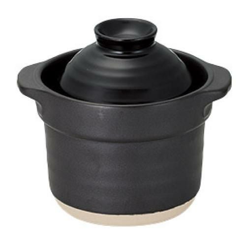 炊飯鍋 ご飯炊き 1合炊き ブラック