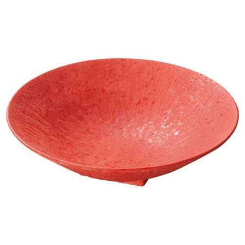 ローズレッドとちり丸皿(小)