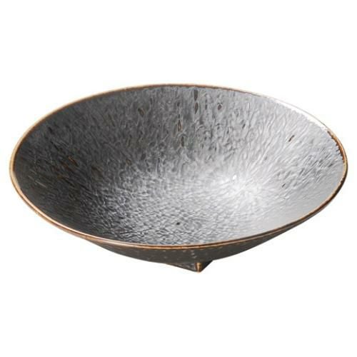 窯変孔雀とちり丸皿(小)