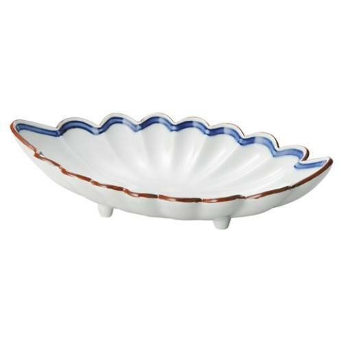 渕呉須楕円向付