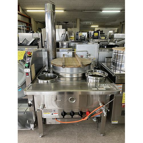 業務用/新品】【ニチワ】電気そばかまど 幅700×奥行750×高さ750 [ENB
