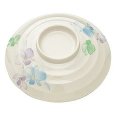 メラミン和食器 すみれ 茶漬椀 蓋 VO-2