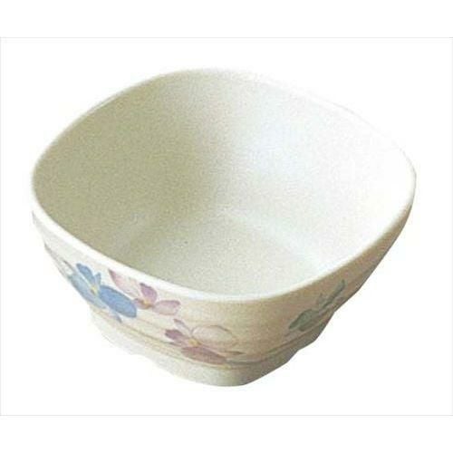 メラミン和食器 すみれ 角小鉢 VO-50