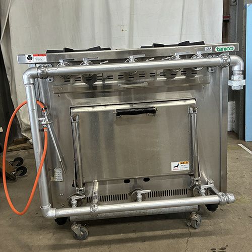 中古】ガスレンジ タニコー S-TGR-90 幅900×奥行600×高さ800 【送料