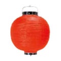 丸 提灯 無地 9号 赤
