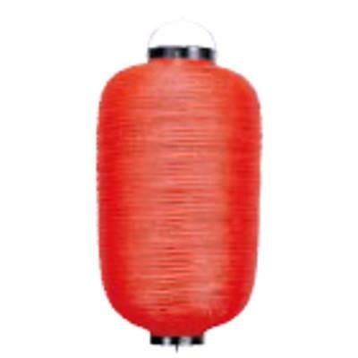 長 提灯 無地 15号大八 赤