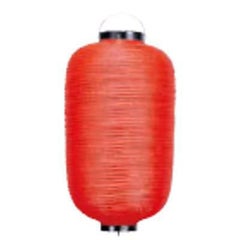 長 提灯 無地 17号 赤