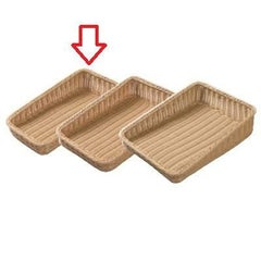 PPラタン ベーカリーバスケット 斜メ20型 アイボリー BB-K4020-IV PPTATTAN アイボリー