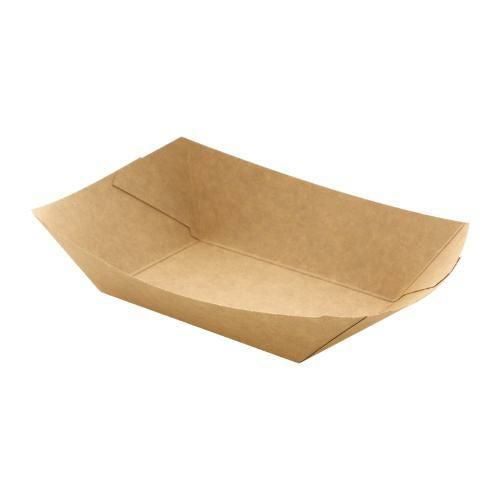 HEIKO 紙トレー クラフトフードトレー 深型 M 100枚