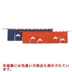 文 のれん N107-10 茶 1700×450