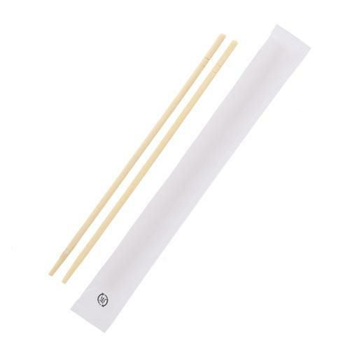 HEIKO 割りばし 竹丸箸スリム紙完封 楊枝なし 20cm 晒 100膳