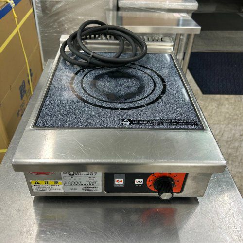 中古】卓上IH調理器 ニチワ電機 MIR-3TA-N5 幅450×奥行600×高さ250