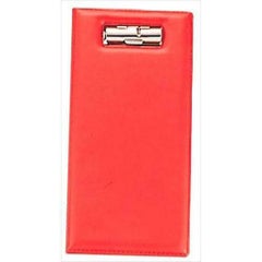 えいむ ビニール 伝票ホルダー(二ツ折り)BH-101 赤