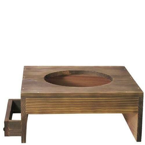 焼杉ハカマ(蓋掛タイプ)アルミ電磁釜用2升釜用