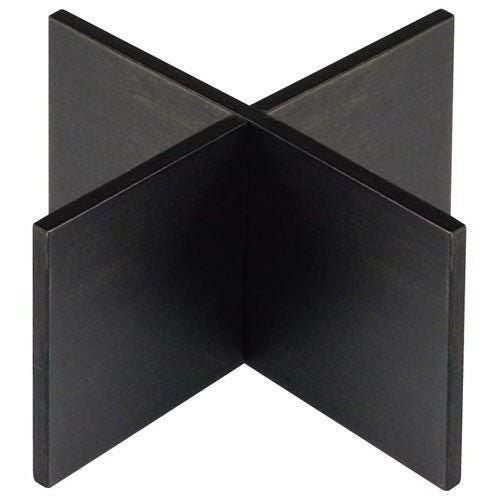 木製 組立十字スタンド 黒 200×200×100mm