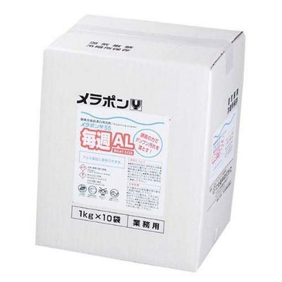 食器漂白用洗剤 メラポン 酵素入 10kg(無リン)Y-55 毎週 AL