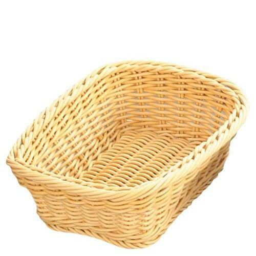 ザリーン社 PP製 スクウェアバスケット ナチュラル 200301